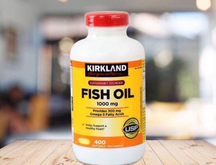 Viên dầu cá Fish Oil Omega 3 Kirkland 1000mg của Mỹ giá bao nhiêu