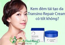 Kem đêm tái tạo da transino repair cream 35g có tốt không?