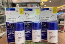 Giá kem chống nắng Transino Nhật Bản?