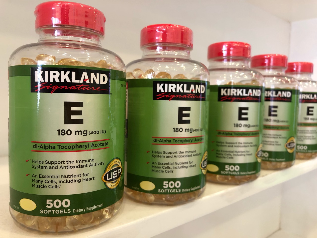 Vitamin E Kirkland uống như thế nào?