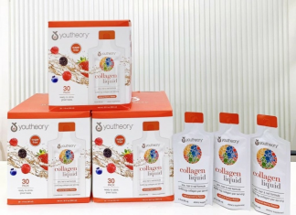 Liệu trình uống Collagen Youtheory nước
